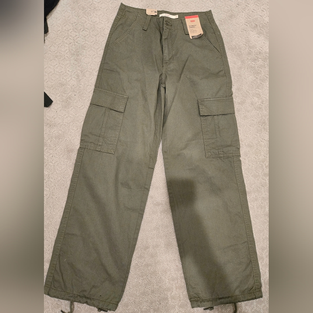 Olive Cargo Pants